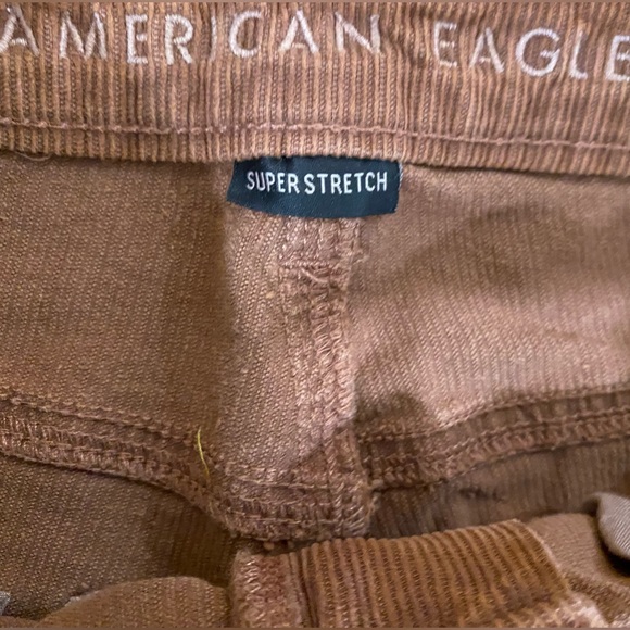 American Eagle corduroy pants, size 10R , super stretch, cinnamon color - Picture 2 of 5